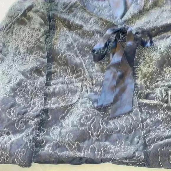 J Jill velour embroidered blazer - Picture 3 of 6